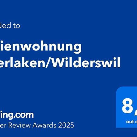 Ferienwohnung Interlaken/Wilderswil Zewnętrze zdjęcie